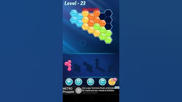 BLOCK! Hexa Puzzle! Intermediate Level 23 (Basic) - Lösung Solution Walkthrough