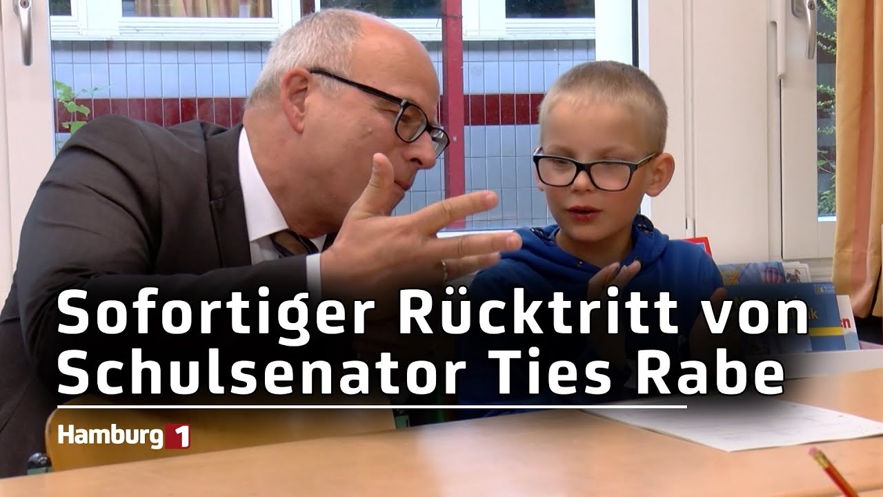 Sofortiger Rücktritt: Schulsenator Ties Rabe ist nicht länger im Amt