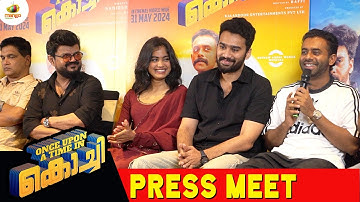 Once Upon a Time in Kochi Press Meet | Arjun Ashokan | Devika Sanjay | Nadirsha | Mango Malayalam