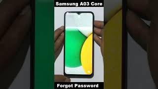 How to Unlock Samsung A03 Core Phone Forgot Password | Samsung A03 Core Hard Reset 2023