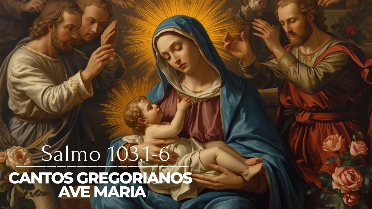 Cânticos Gregorianos à Santíssima MÃE: AVE MARIA | TERÇO COMPLETO E PODEROSO ✝️ (432Hz)