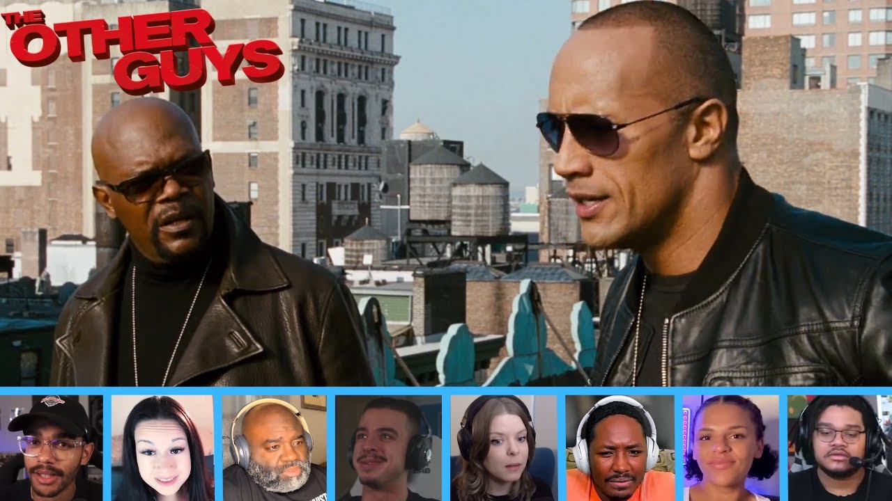 Reactors Reacting to "AIM FOR THE BUSHES" | The Other Guys (2010)