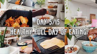 day 5/15 -  മത്തങ്ങ ചപ്പാത്തി / healthy fried chicken vegetable salad #whatieatinaday