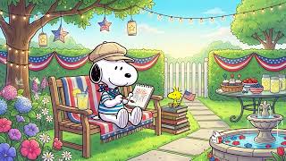 Snoopy’s Independence Day Studio ✨🎆 Soft Lofi Beats for Relax, Study & Happy Vibes screenshot 5