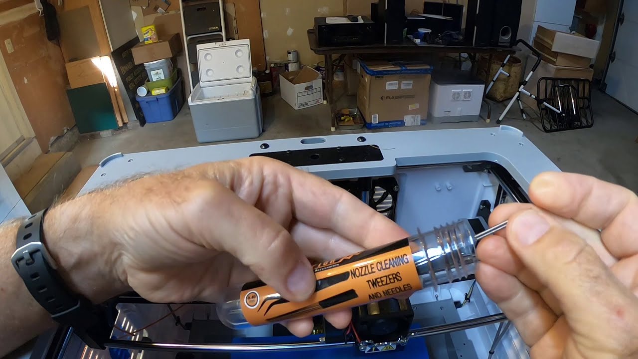 Flashforge Dreamer (NX) - End of the Day Cleaning Procedure - YouTube
