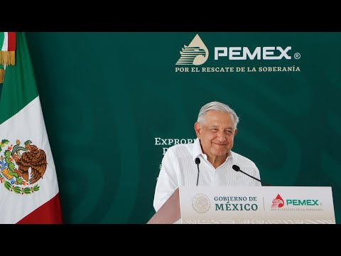 84 Aniversario de la Expropiación Petrolera, desde Minatitlán, Veracruz