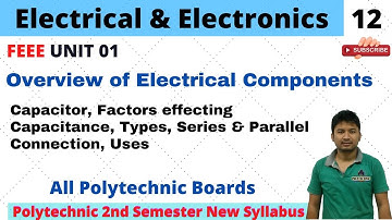 FEEE | Overview of Electrical Components | Lecture 12 | Polytechnic Studies | RK Singh
