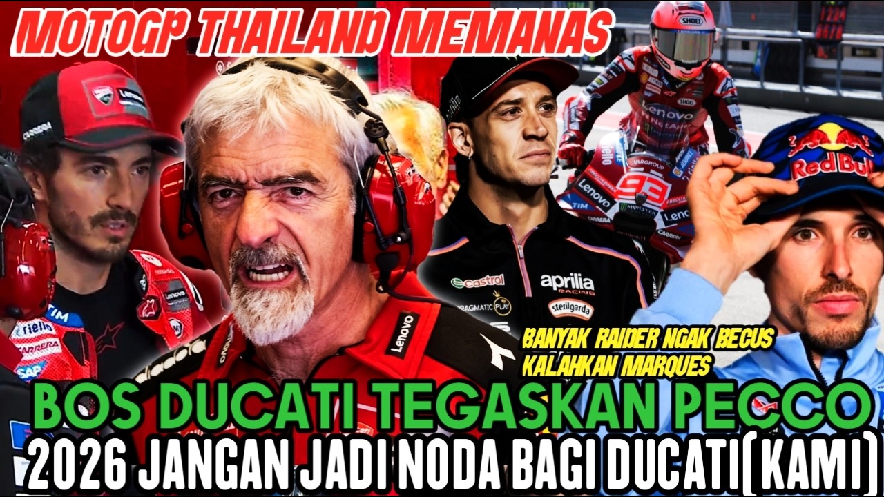 GEGER🔴Bos Ducati peringatkan pecco, Acosta untung rugi keluar dari KTM,Bezz banyak belajar dari Marc