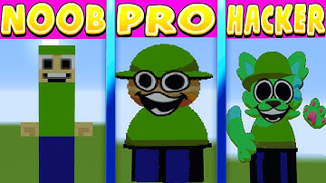 Minecraft Pixel Battle NOOB vs PRO vs HACKER FNF Bandu