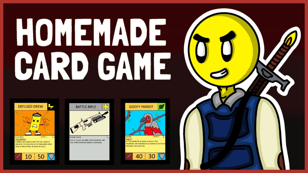 Homemade TCG Card Game YouTube