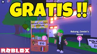 CARA MENDAPATKAN LEMONADE STAND GRATIS - Roblox Adopt ME Indonesia