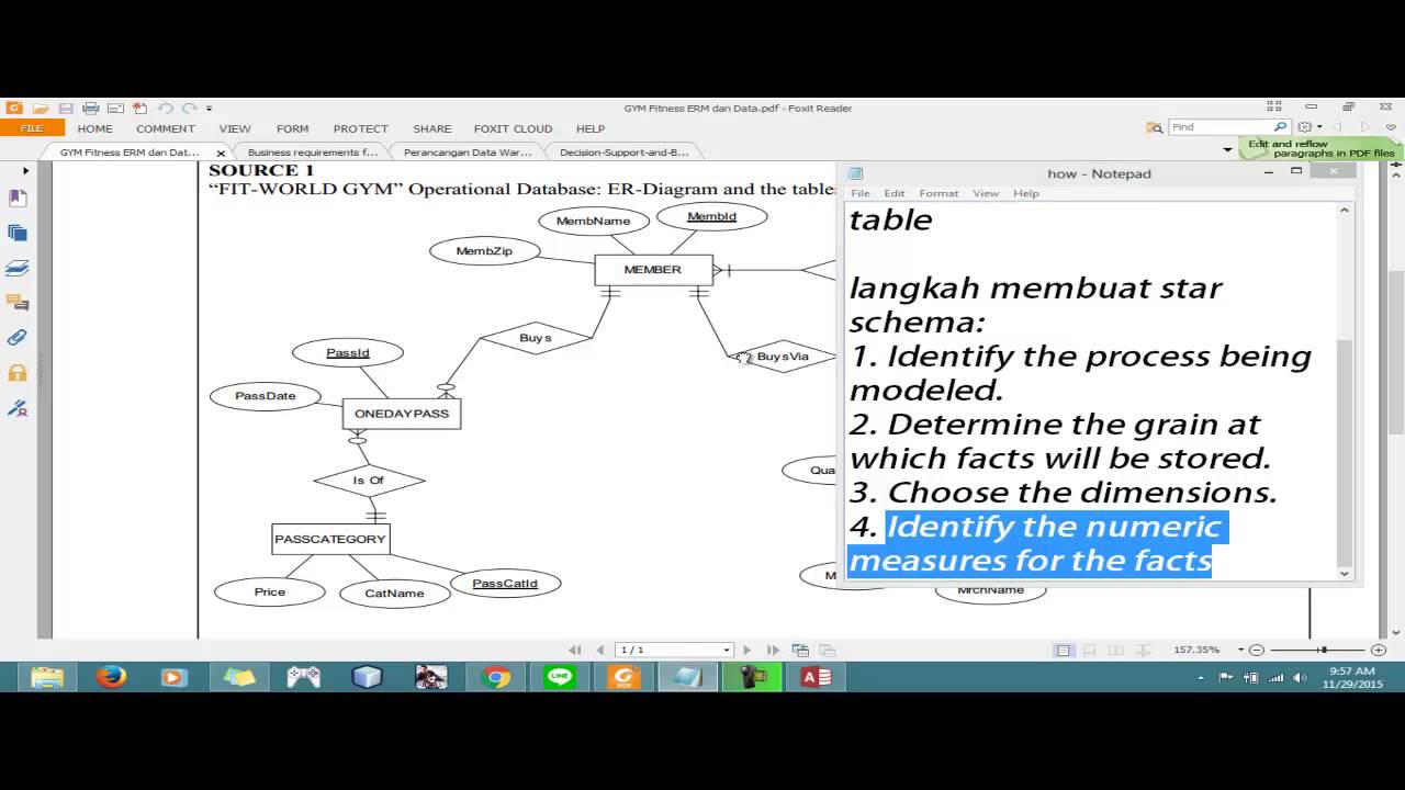 Membuat Star Schema 