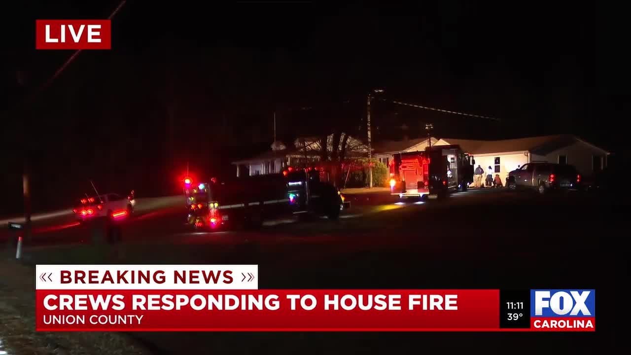 Crews responding to house fire in Union County, officials say - YouTube