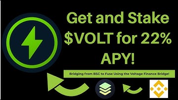 How to get & stake $VOLT 22% APY on Voltage Finance!