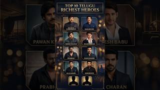 Top 10 Telugu  Richest Heros Net Worth