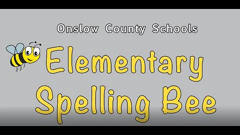 Onslow County Schools 2020 Elementary Spelling Bee