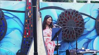 Harpist Sarah Thompson at the Signal Hill Public Library (full set)