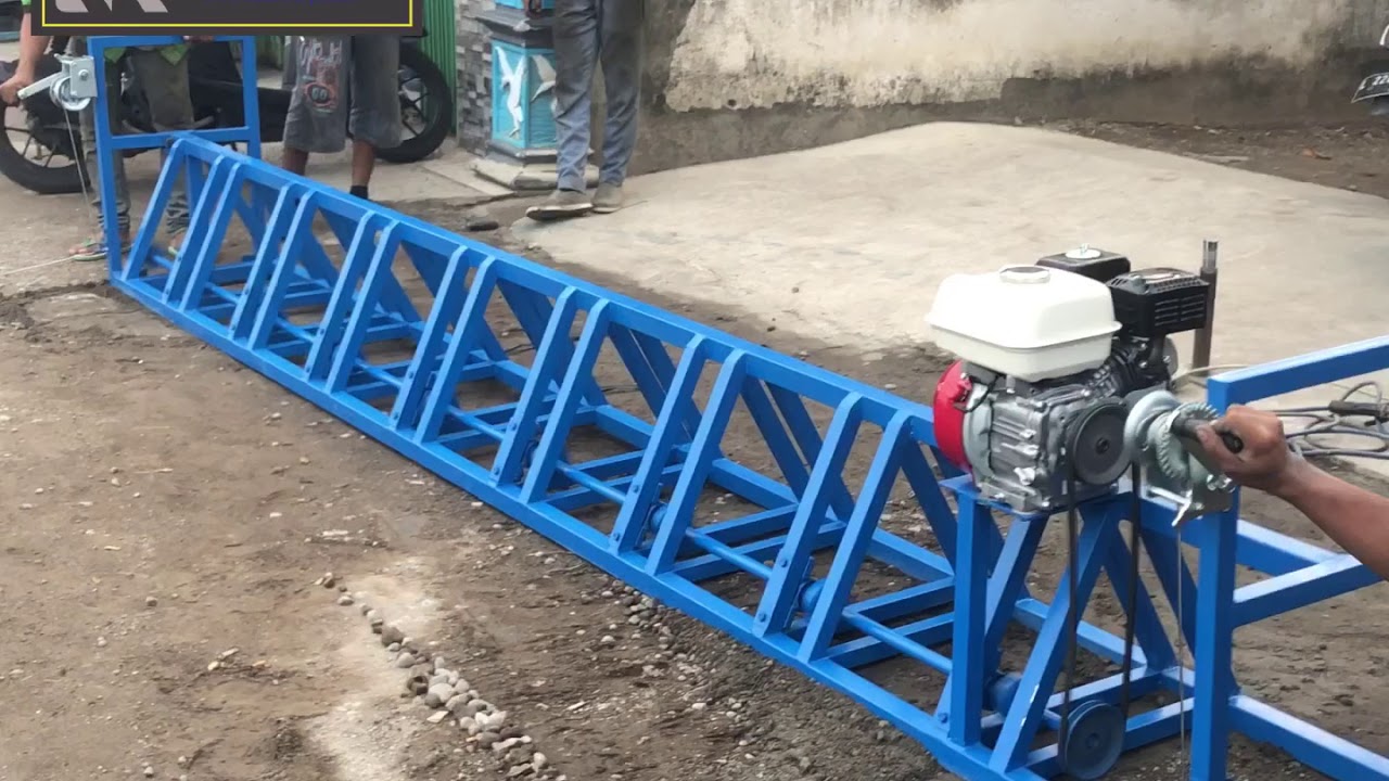 Screeder beton ( Mesin Jidar beton ) Murah berkualitas - YouTube