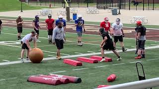 2019 0609 41 SMSU OL/DL Camp (#6, Black Jersey)
