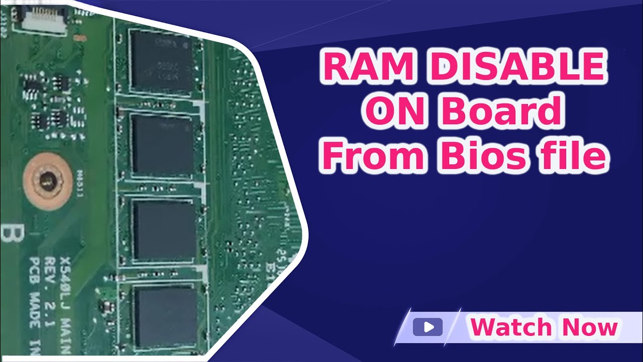 ASUS X540LJ RAM Disable BY Bios Editing - YouTube