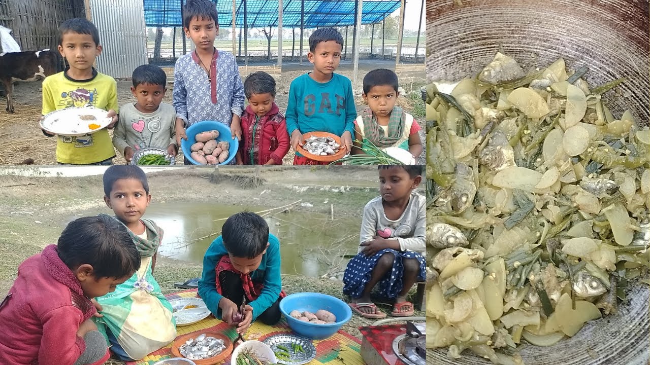 Village Kids Can Cook Everything!! Village Children Cooking Show Kids