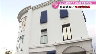 結婚式場で集団食中毒　披露宴に出席の50人が下痢などの症状　ノロウイルス検出　大分
