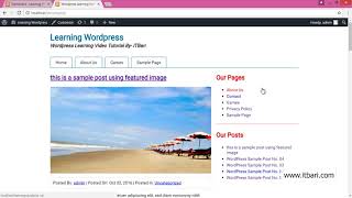 59  Individual Page Template  ITBari Tutorial