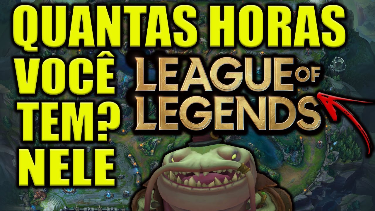 COMO SABER QUANTAS HORAS SUA CONTA TEM NO LOL - YouTube