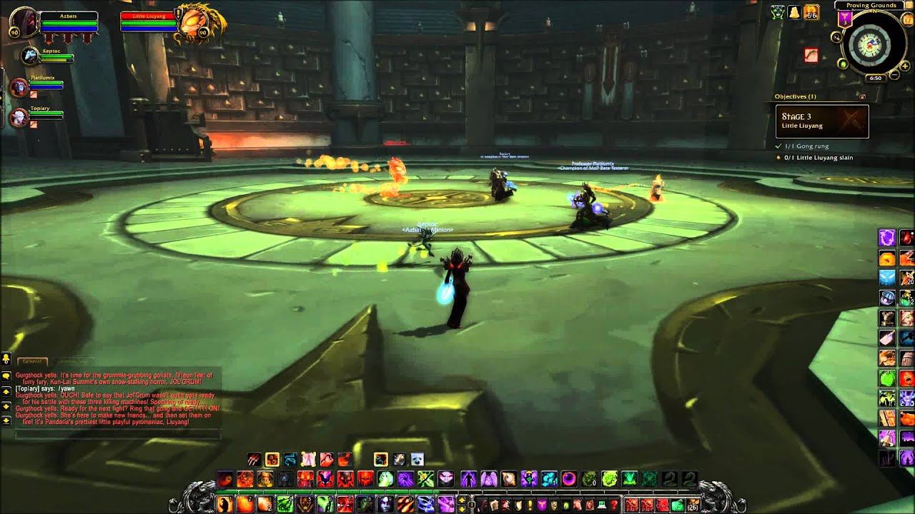 World of Warcraft Mists of Pandaria Arena of Annihilation Scenario