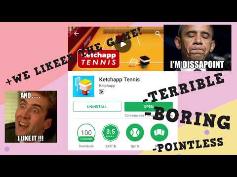 Ketchapp Tennis Review! What's up Ketchapp?