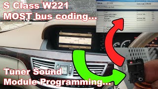 Mercedes S-Class W221 No radio and no sound...Plus more... Fault finding and repair.