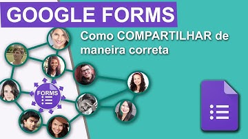 V45 - Como COMPARTILHAR Formulário Google com outra pessoa! Aprenda de MANEIRA CORRETA!