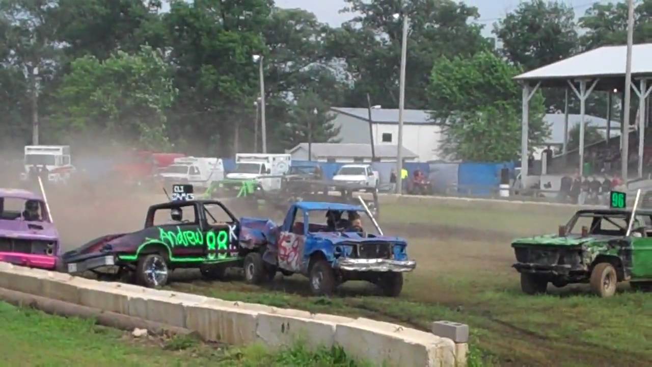 cayuga truck demo 2010 guy breaks ribs part 1 YouTube