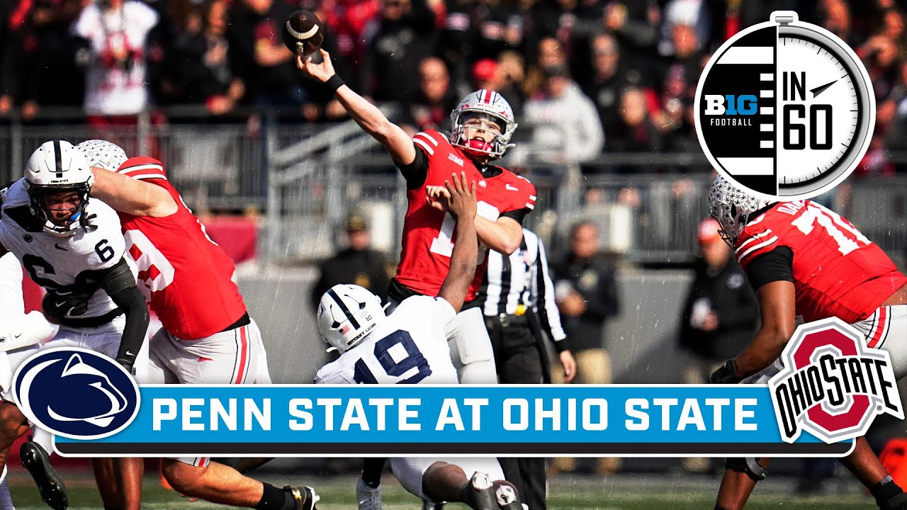 Penn State at Ohio State | Nov. 2, 2025 | B1G Football in 60