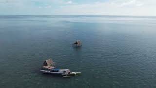 Rumah terapung di pulau tampaang