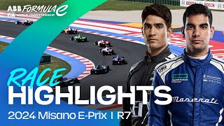 BATTLE TO THE FINAL LAP 🤯 | Round 7 Misano E-Prix Race Highlights