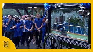 Hundreds of people have celebrated the life of tragic teen Jay Slater