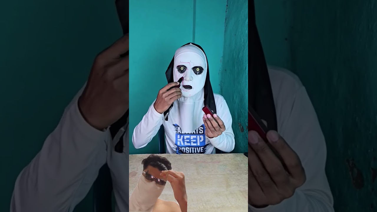 Bhoot Ne Kiya Makeup 😂👻💄 | SS Mask Shorts | 