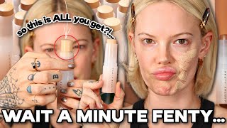 *watch until the end* NEW FENTY EAZE DROP BLUR & SMOOTH TINT STICK REVIEW and WEAR TEST