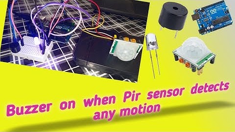 How to use PIR Motion sensor with Arduino Uno? | Buzzer and LED connection with PIR Motion sensor