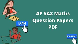 Ap sa2 9th maths question paper 2023|| Ap sa2 9th model Question papers 2023