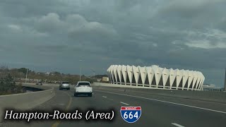 4K Hampton Roads, VA - Highway Drive (I-664 Full Route)