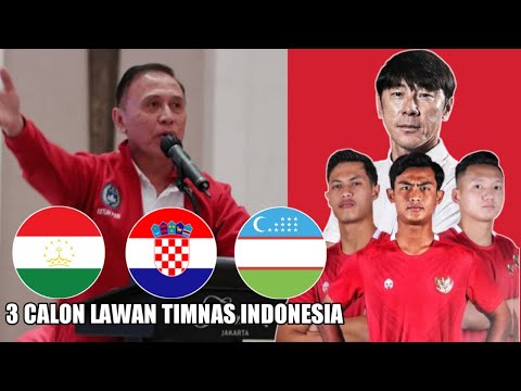 🔴3 CALON LAWAN TIMNAS INDONESIA PADA FIFA MATCHDAY SELANJUTNYA, TAJIKISTAN LEBIH REALISTIS