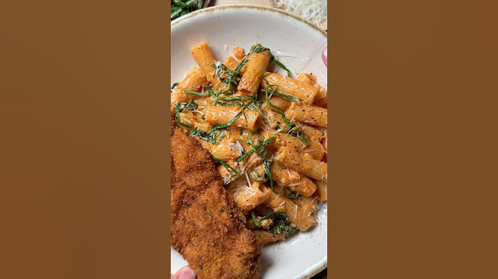 Possibly the most underrated pasta sauce is rose