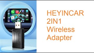 HEYINCAR H-Air 2IN1 Wireless Android Auto Box - Portable CarPlay