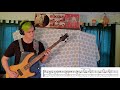 Clean Break (Let's Work) - Talking Heads Bass Cover with Tabs in Video