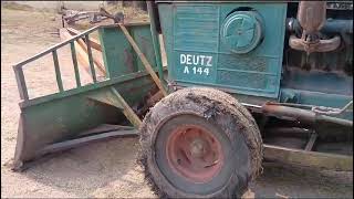 DEUTZ A.144 EQUIPADO CON ESPEJO TOPADOR FRONTAL. TOMA DE FUERZA, SALIDA HIDRAULICA.