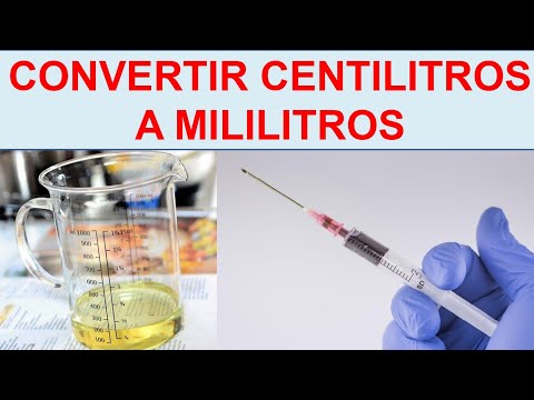 Video: ¿Cuántos mililitros hay en un centilitro?