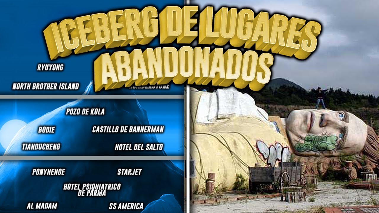 EL ICEBERG DE LOS LUGARES ABANDONADOS MÁS PERTURBADORES