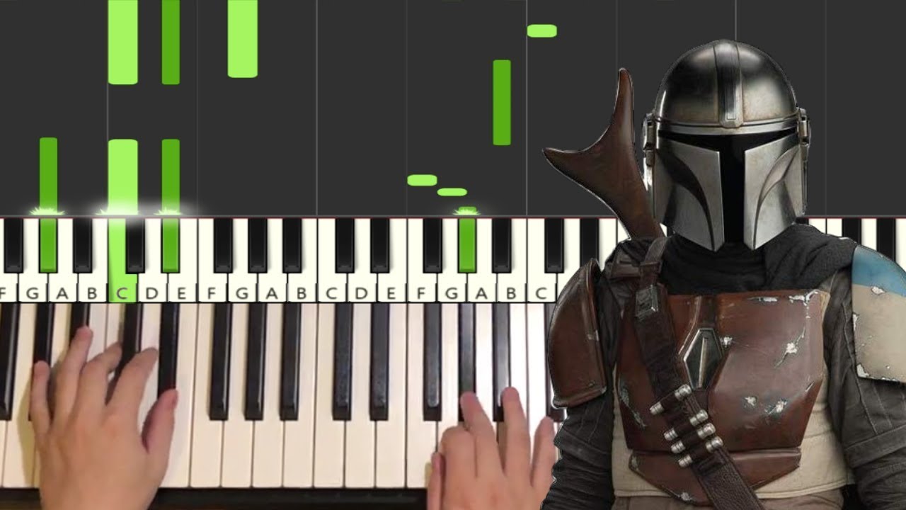 The Mandalorian Theme Piano Tutorial Lesson YouTube